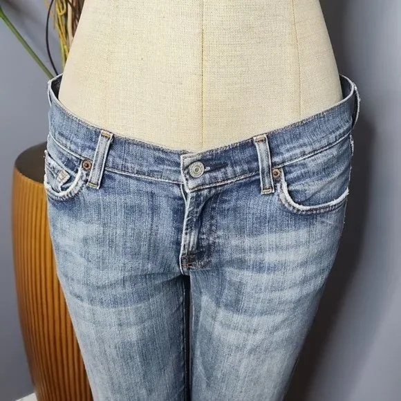 7 For All Mankind 7FAM Bootcut Jeans Size 29 - Picture 7 of 16